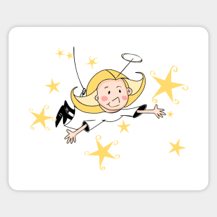 Cute Christmas Angel Sticker